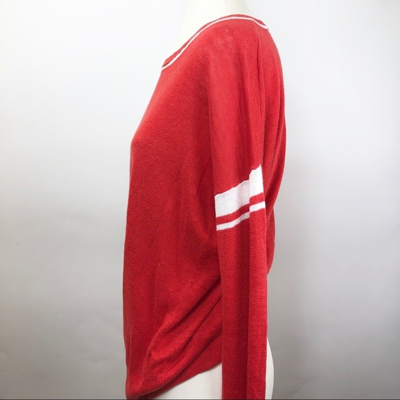 Madewell Rugby Arm Band Linen Sweater - Picture 3 of 4